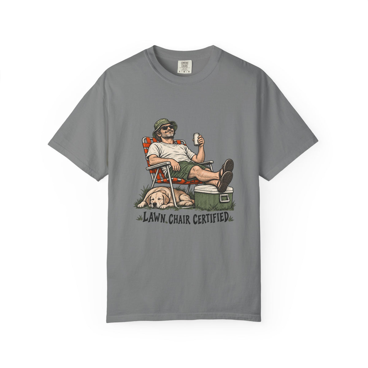 Lawn Chair Certified T-Shirt – Grey