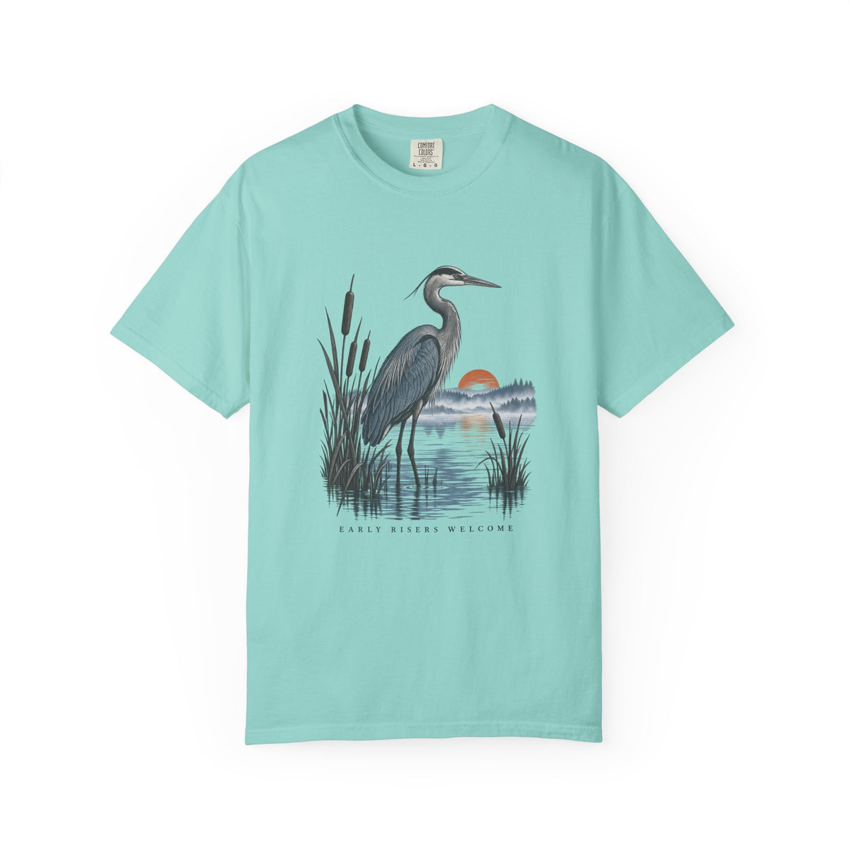 Early Risers Welcome T-Shirt – Chalky Mint