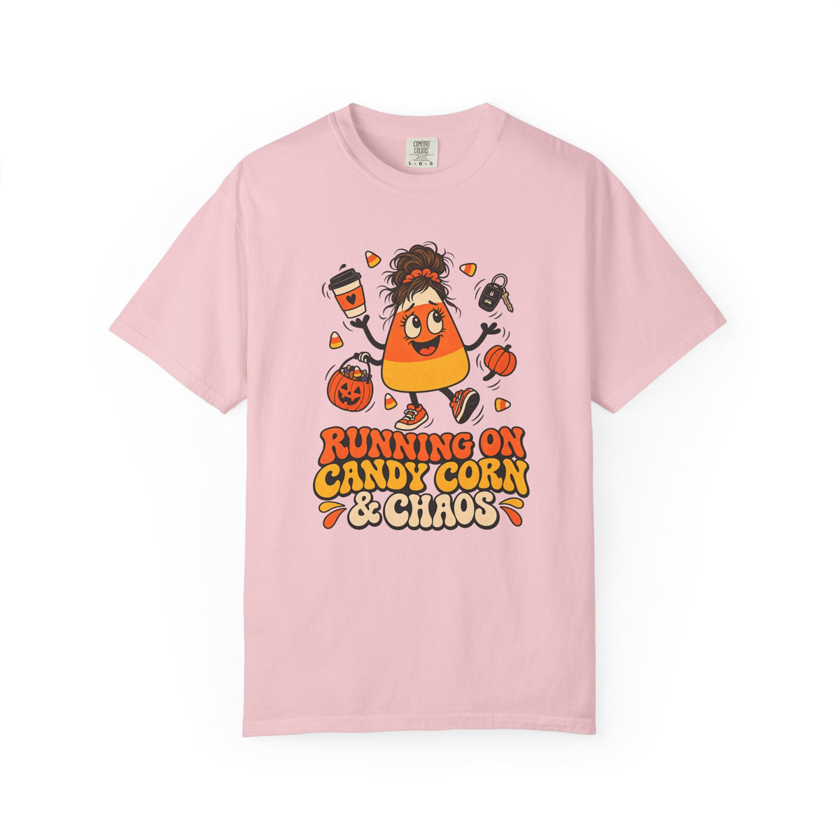 Running on Candy Corn and Chaos T-Shirt – Blossom