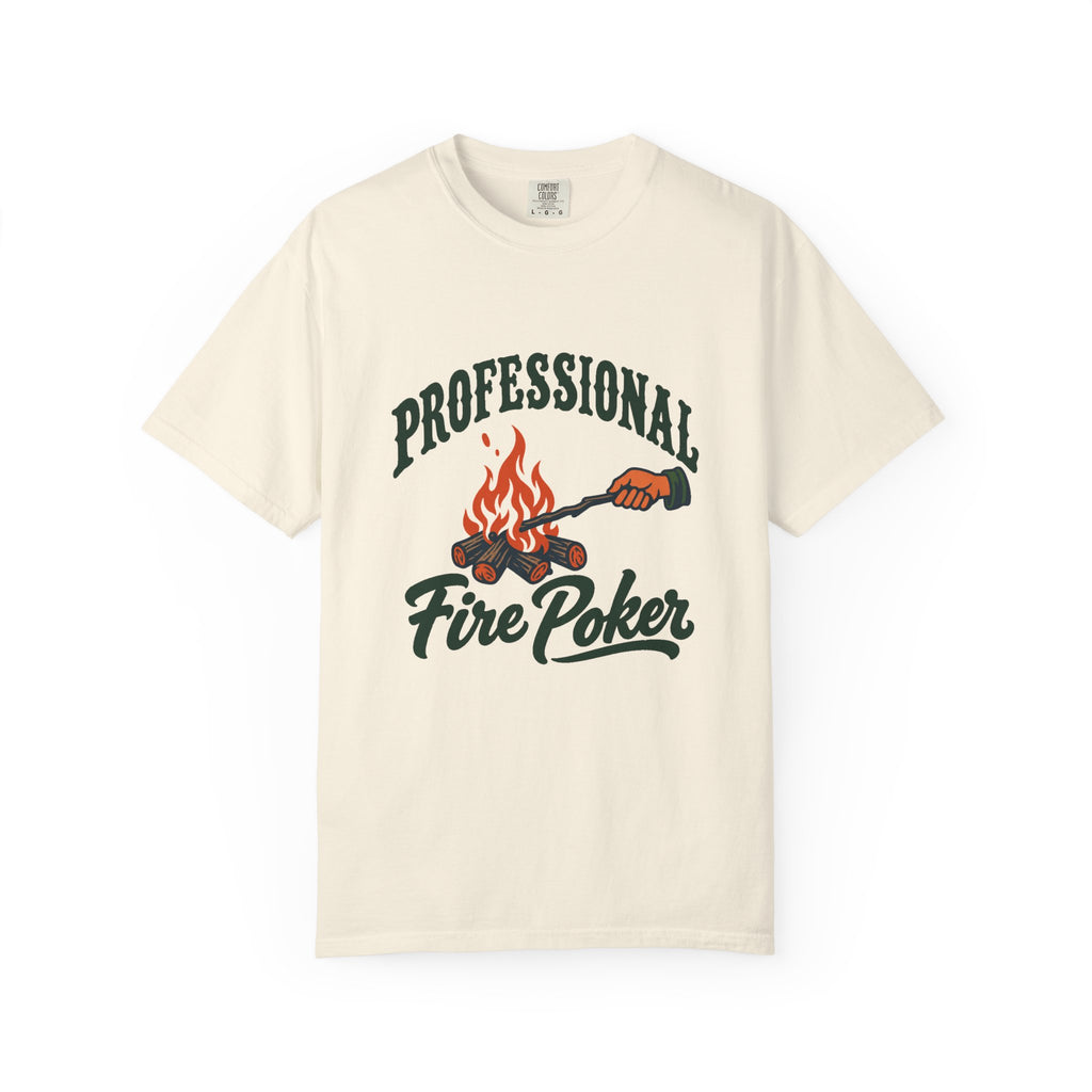 Professional Fire Poker T-Shirt – Ivory