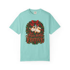 Purr-fectly Festive T-Shirt – Chalky Mint