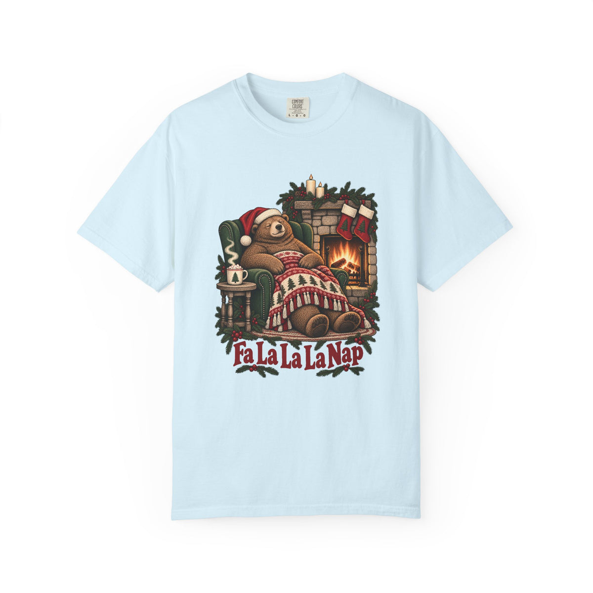 Fa La La La Nap T-Shirt – Chambray