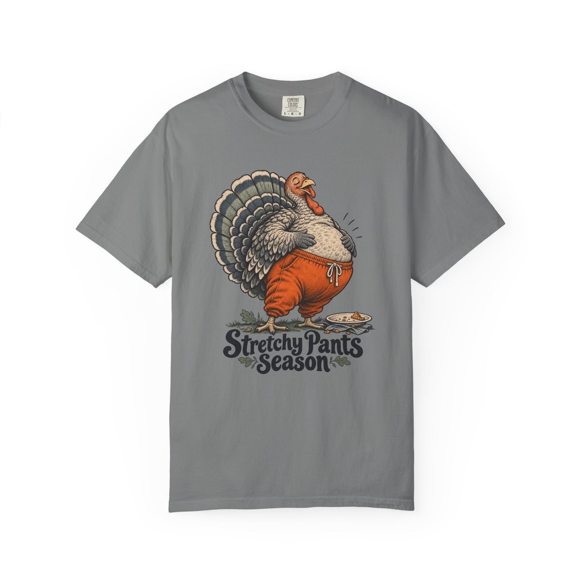 Stretchy Pants Season T-Shirt – Grey