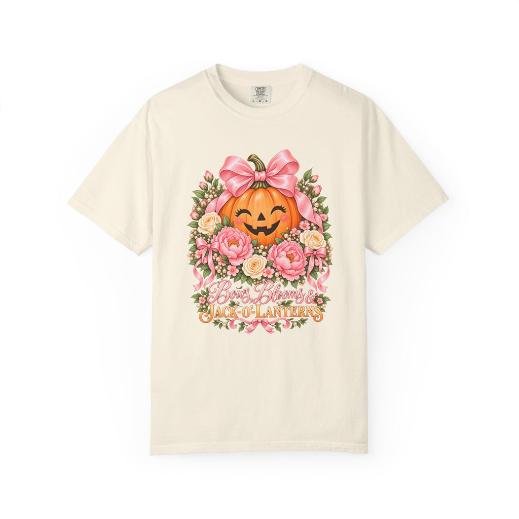 Bows, Blooms & Jack-o'-Lanterns T-Shirt – Ivory