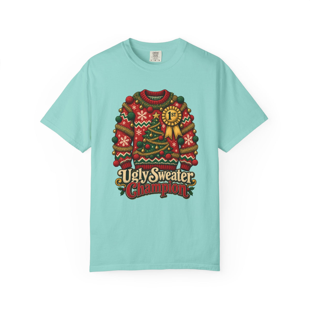 Ugly Sweater Champion T-Shirt – Chalky Mint