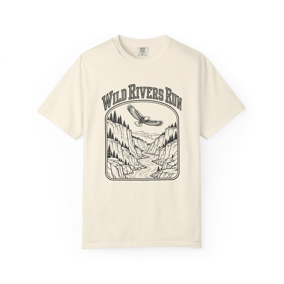 Wild Rivers Run T-Shirt – Ivory