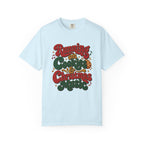 Running on Cookies & Christmas Music T-Shirt – Chambray