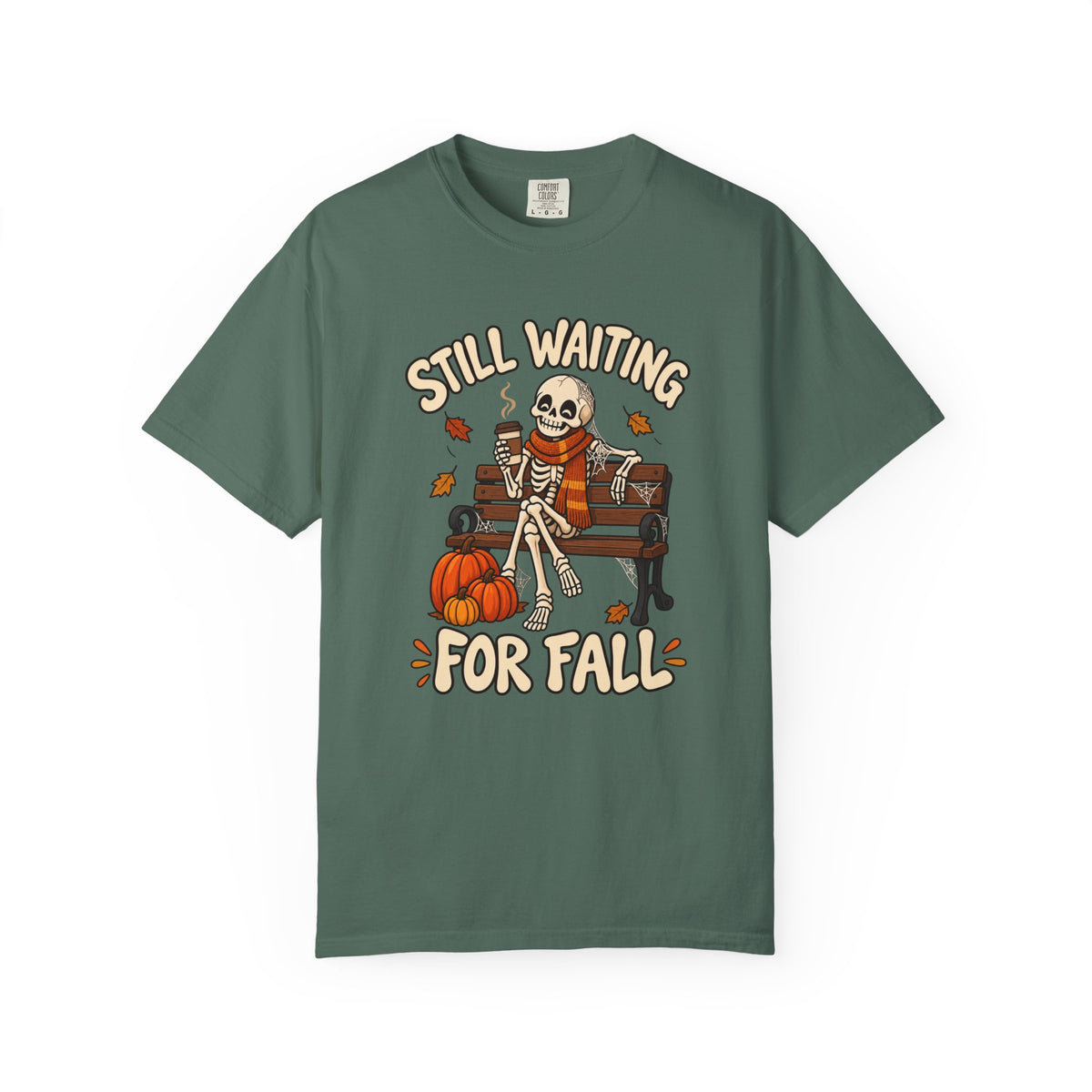 Still Waiting for Fall T-Shirt – Blue Spruce