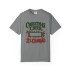 Christmas Cheer: 2% Charged T-Shirt – Grey