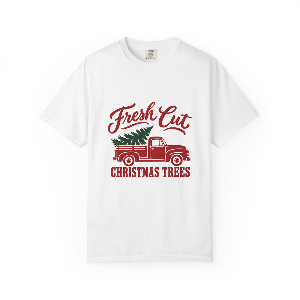 Fresh Cut Christmas Trees T-Shirt – White