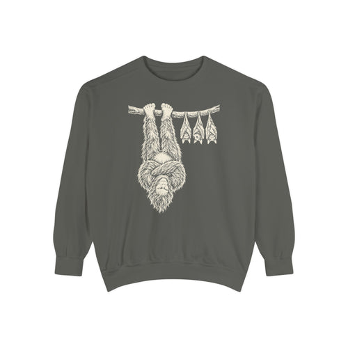 Bigfoot Hanging With Bats Sweatshirt