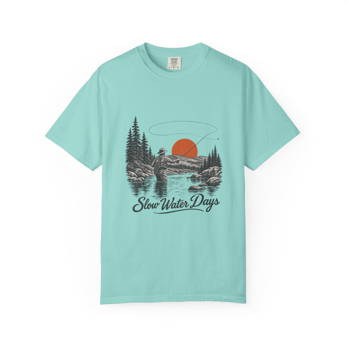 Slow Water Days T-Shirt – Chalky Mint