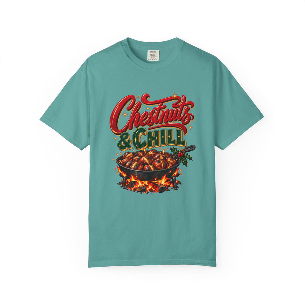 Chestnuts & Chill T-Shirt – Seafoam