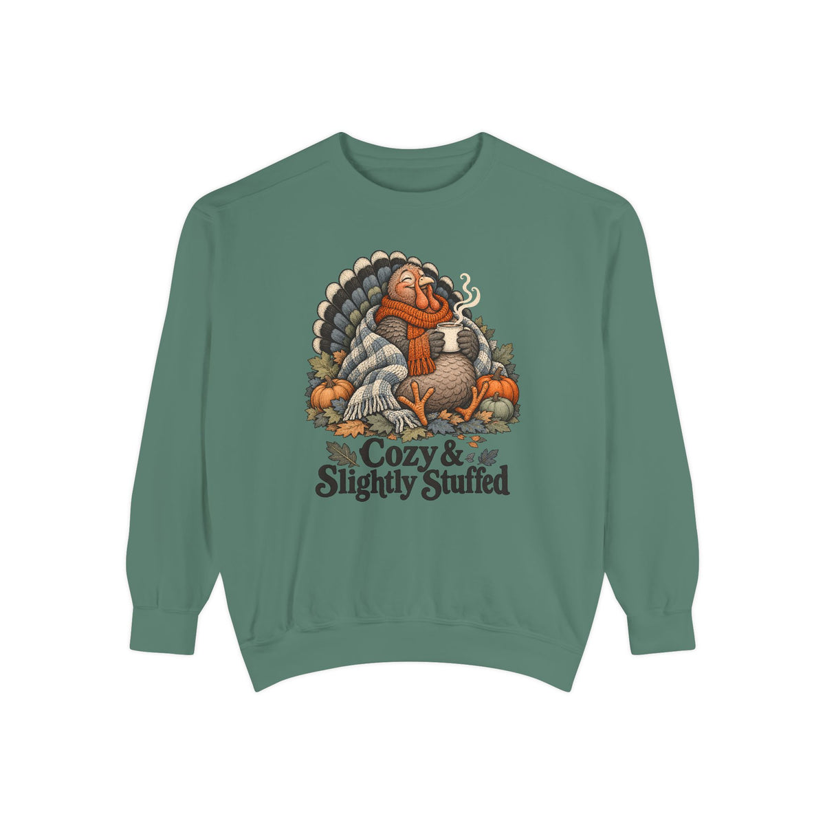 Cozy & Slightly Stuffed Sweatshirt – Light Green