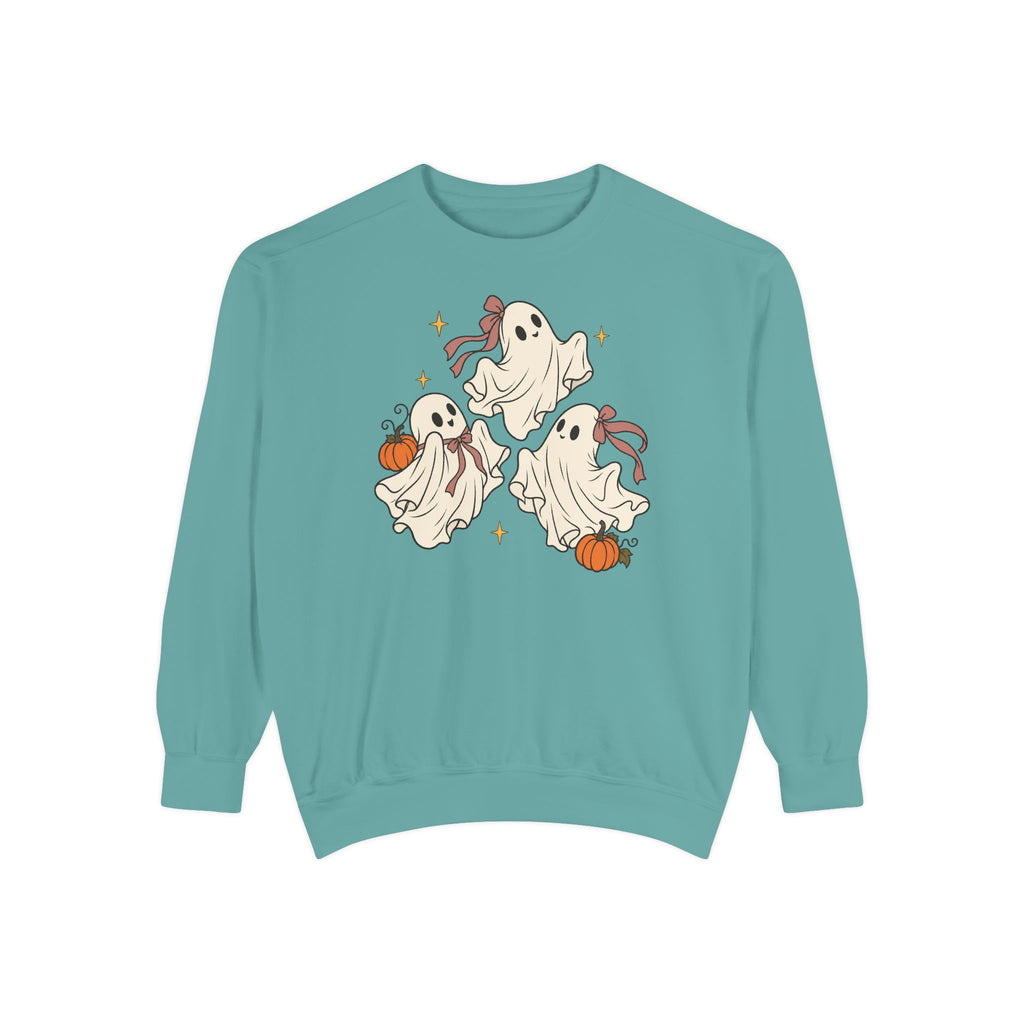 Ribbon Ghosts Sweatshirt – Seafoam