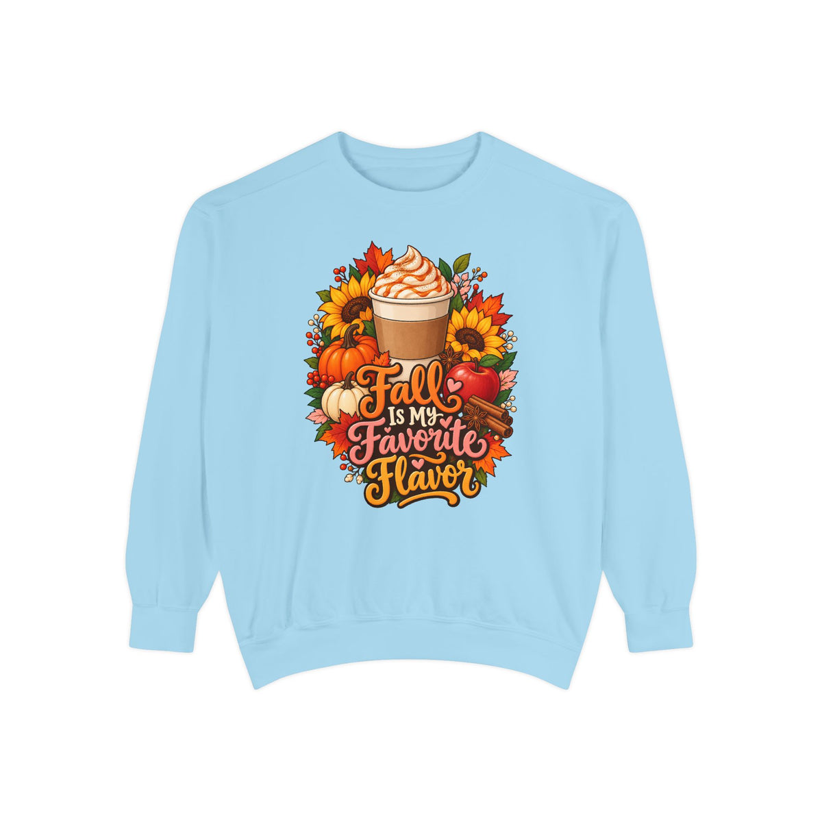 Fall Is My Favorite Flavor Sweatshirt – Chambray