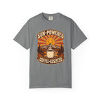 Sun-Powered, Coffee-Assisted T-Shirt – Grey