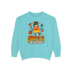 Running on Candy Corn and Chaos Sweatshirt – Chalky Mint