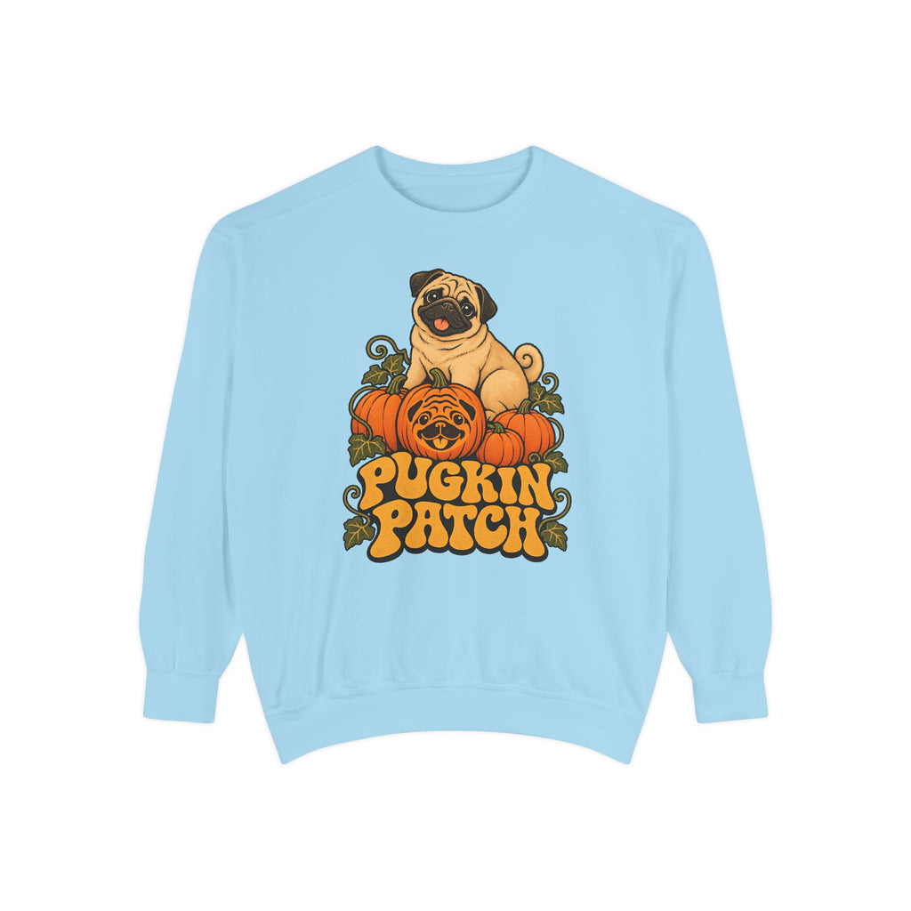 Pugkin Patch Sweatshirt – Chambray