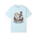 Running From Ghosts Counts as Cardio T-Shirt – Chambray