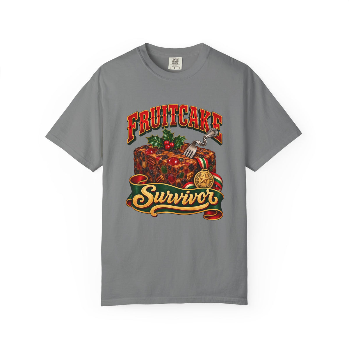 Fruitcake Survivor T-Shirt – Grey