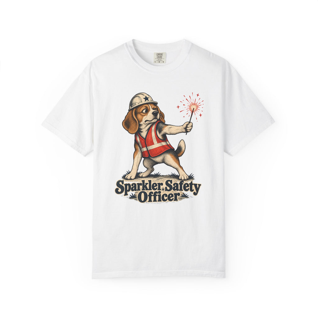 Sparkler Safety Officer T-Shirt – White