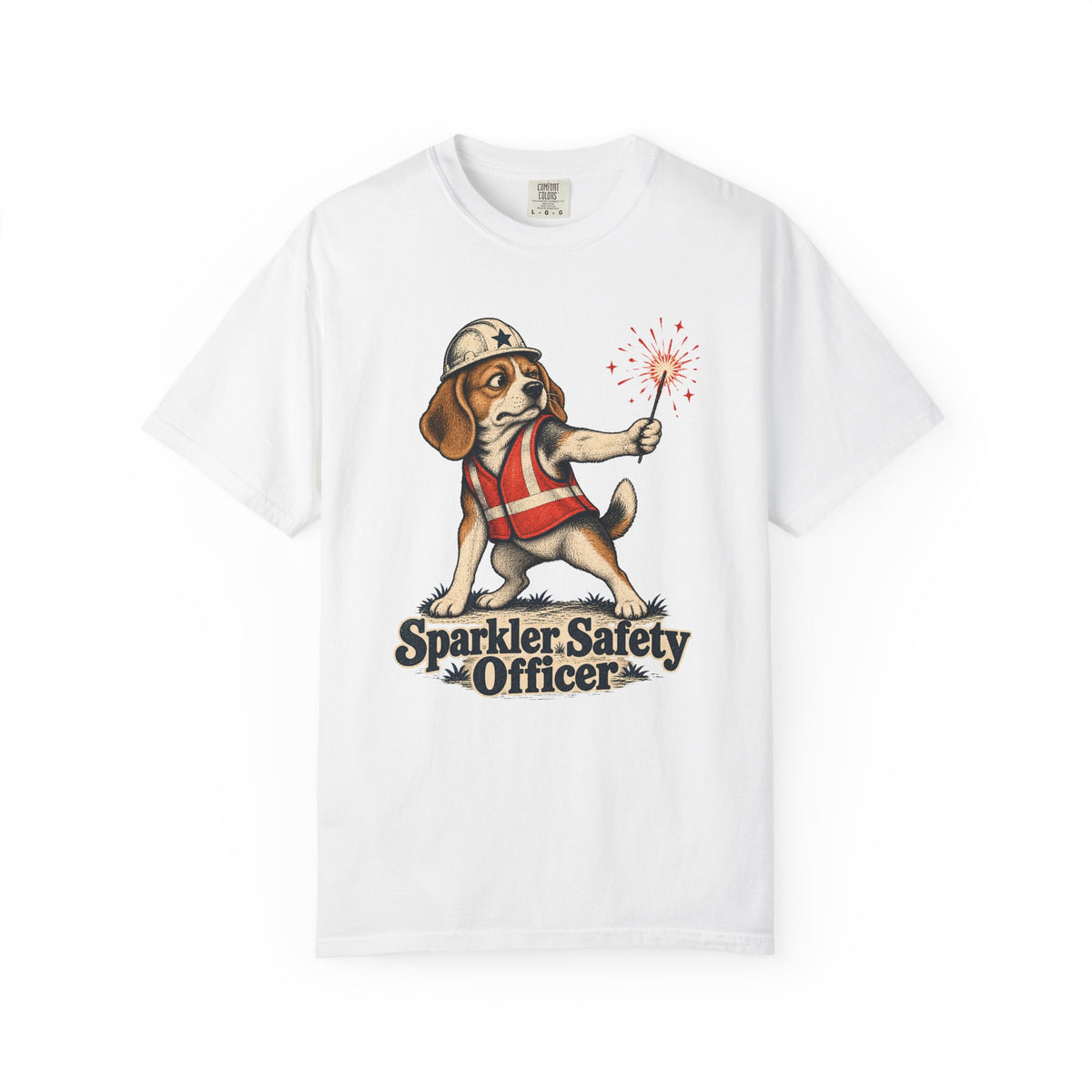Sparkler Safety Officer T-Shirt – White