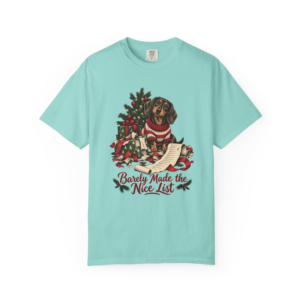 Barely Made the Nice List T-Shirt – Chalky Mint