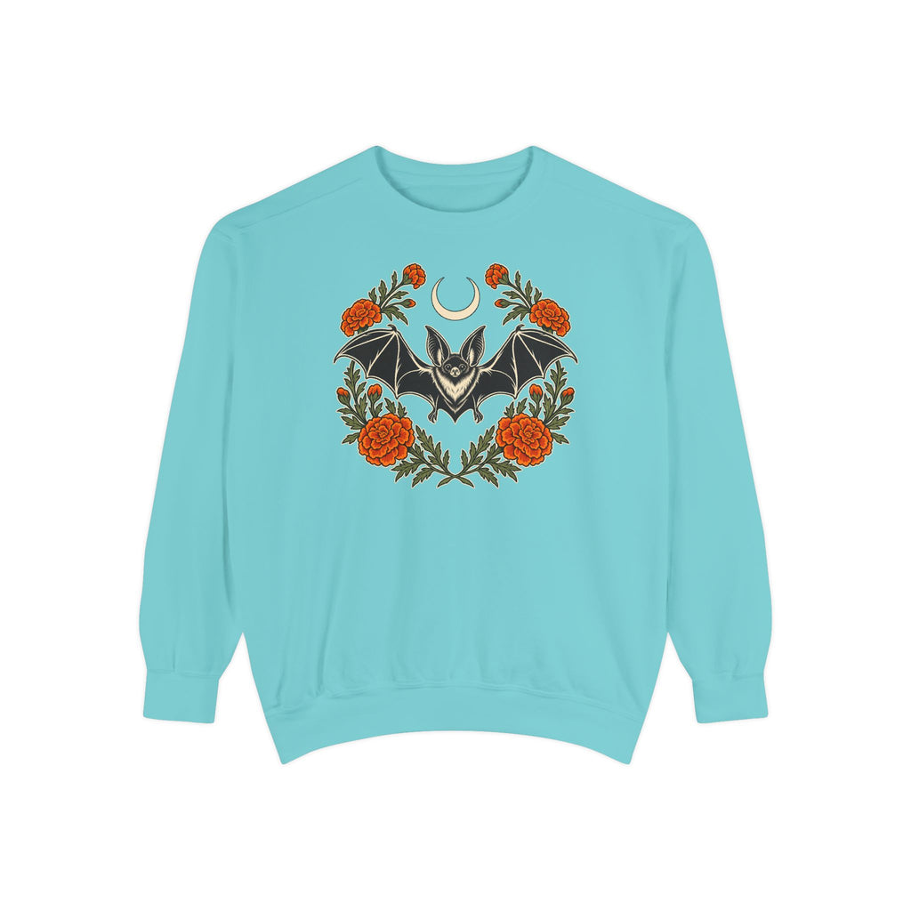 Botanical Bat Sweatshirt – Chalky Mint