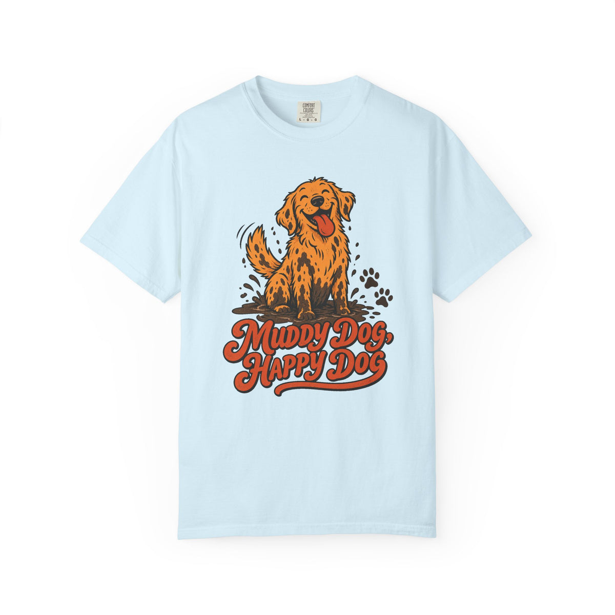 Muddy Dog, Happy Dog T-Shirt – Chambray