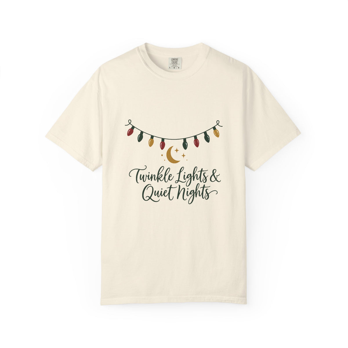 Twinkle Lights & Quiet Nights T-Shirt – Ivory