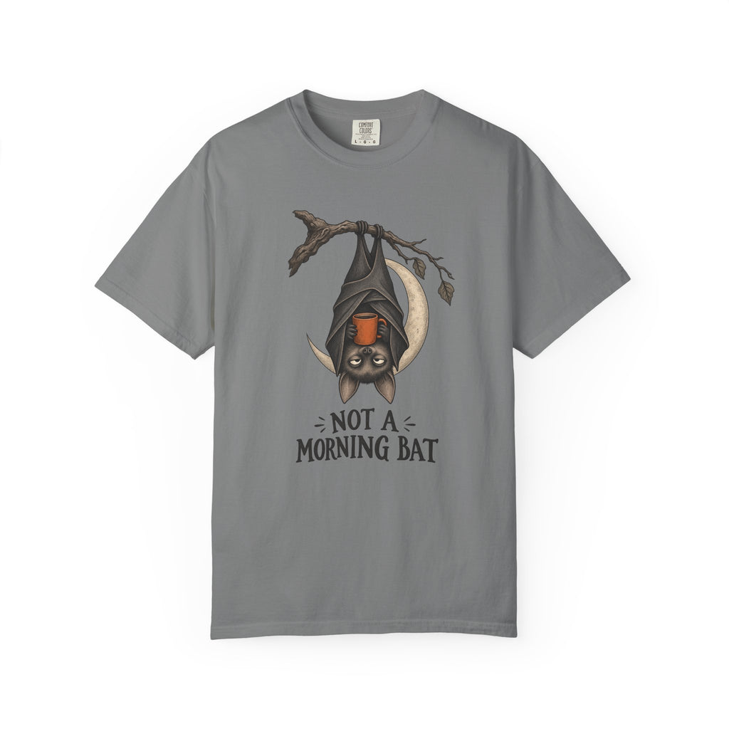 Not a Morning Bat T-Shirt – Grey