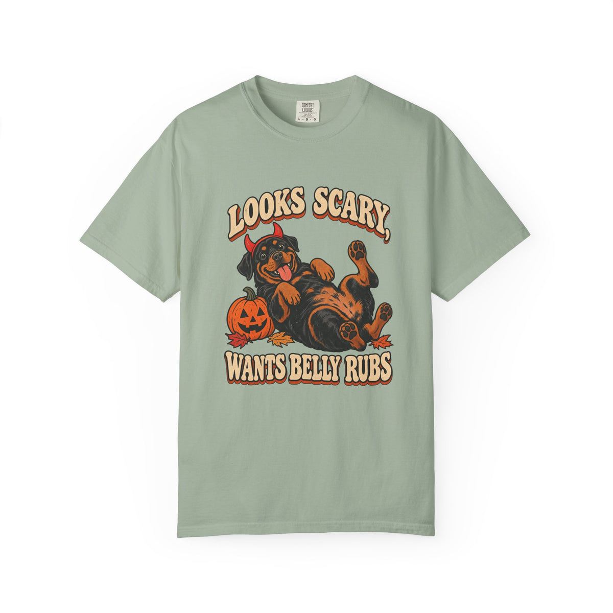 Looks Scary, Wants Belly Rubs T-Shirt – Bay