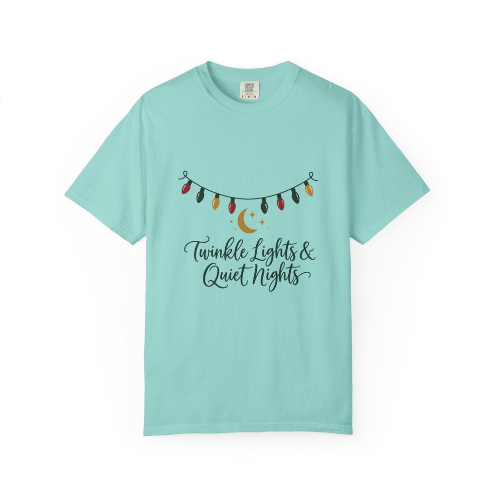 Twinkle Lights & Quiet Nights T-Shirt – Chalky Mint