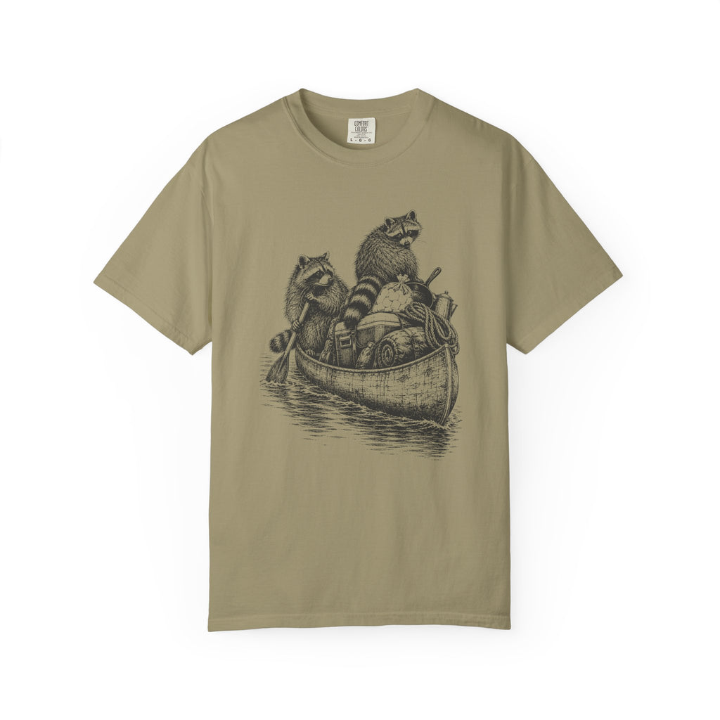 Raccoon Canoe Heist T-Shirt