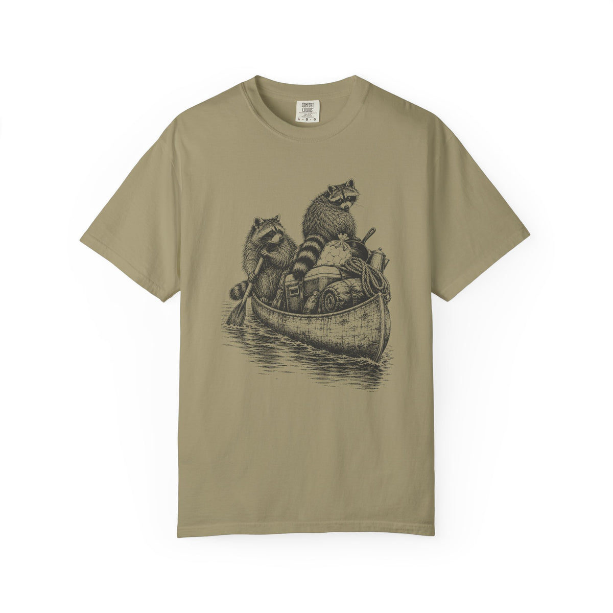 Raccoon Canoe Heist T-Shirt