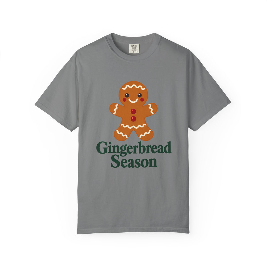 Gingerbread Season T-Shirt – Grey