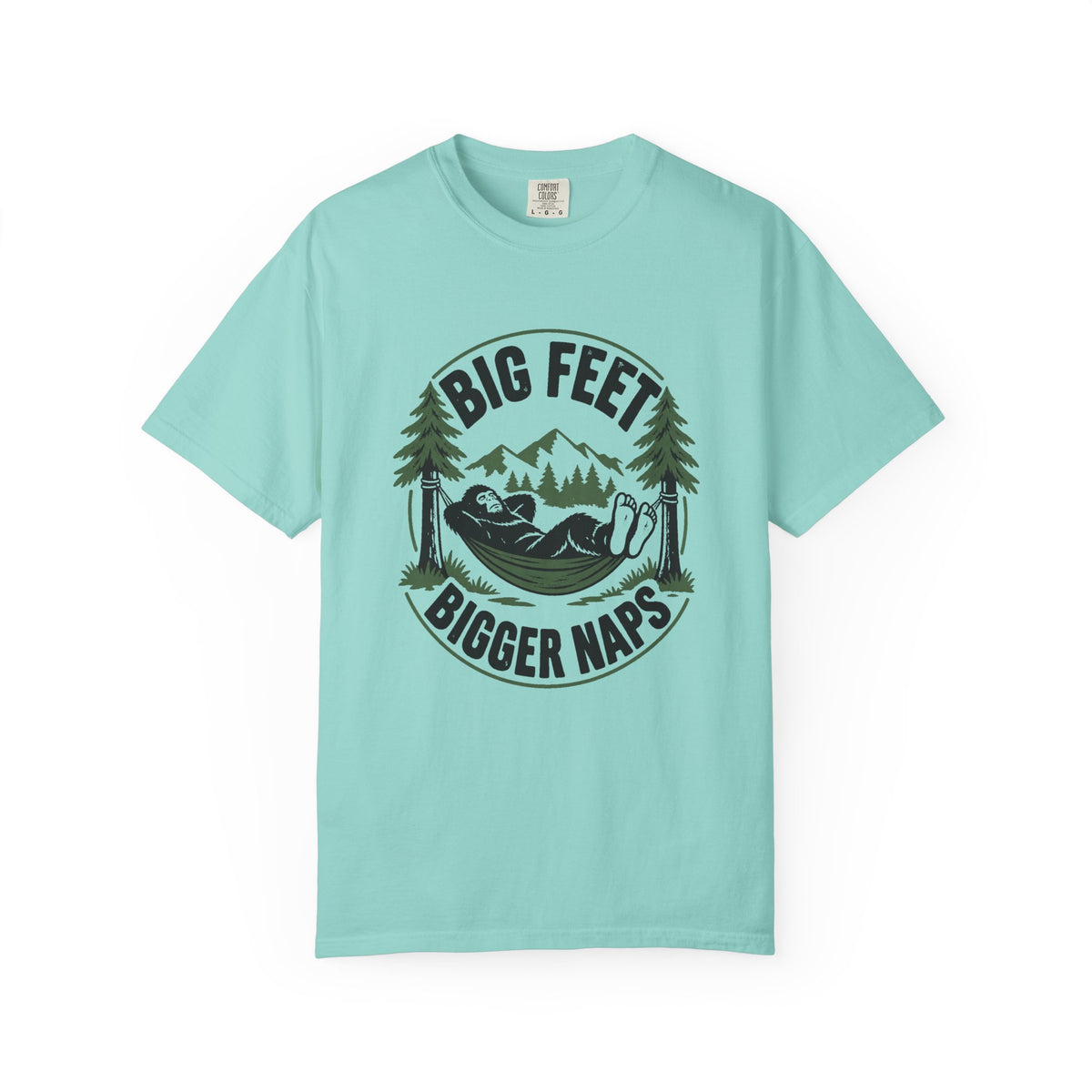 Big Feet, Bigger Naps T-Shirt – Chalky Mint