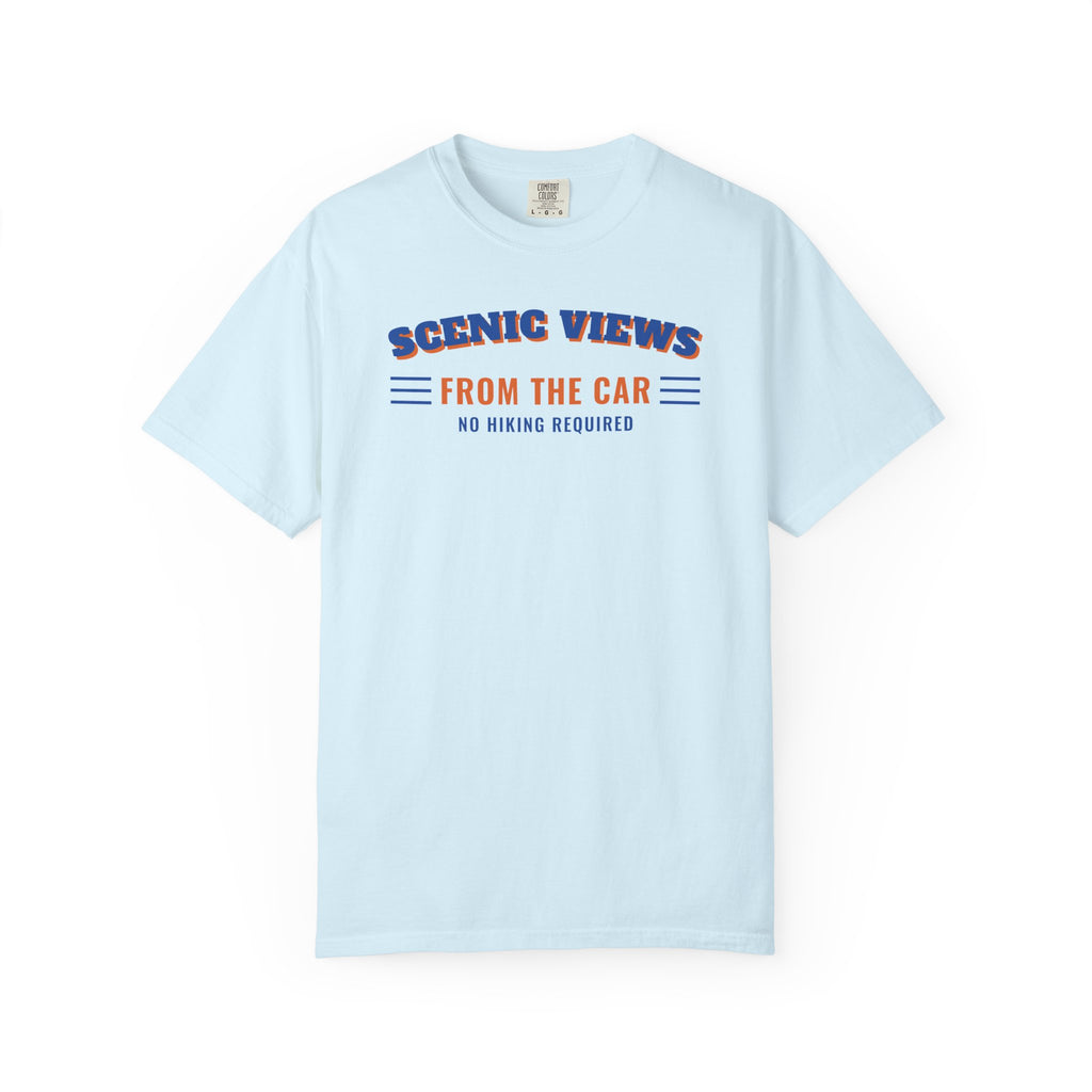 Scenic Views from the Car T-Shirt – Chambray
