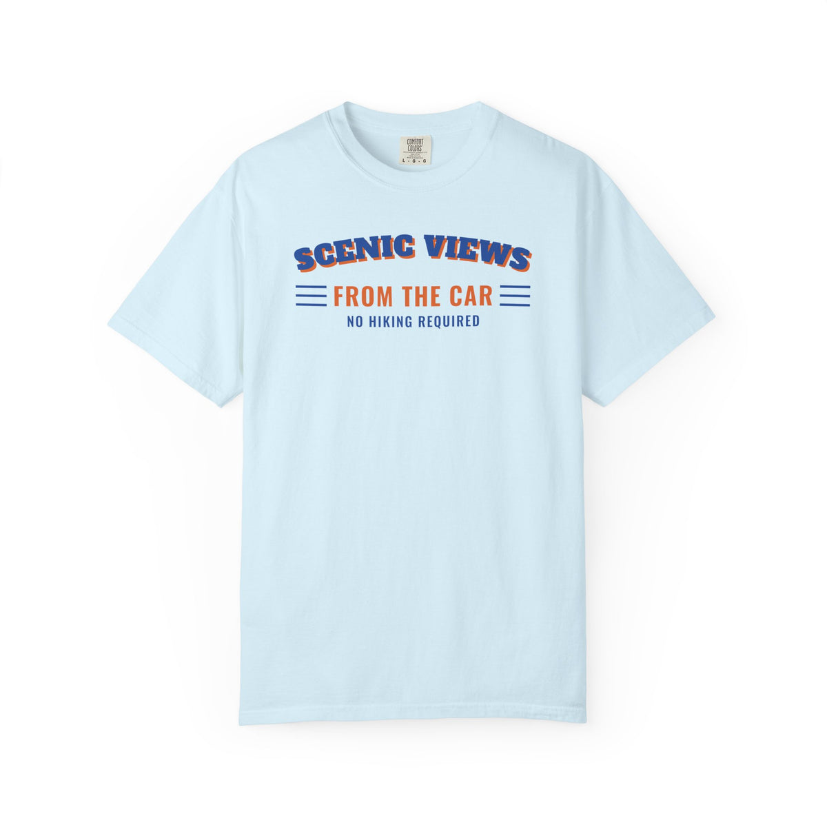 Scenic Views from the Car T-Shirt – Chambray