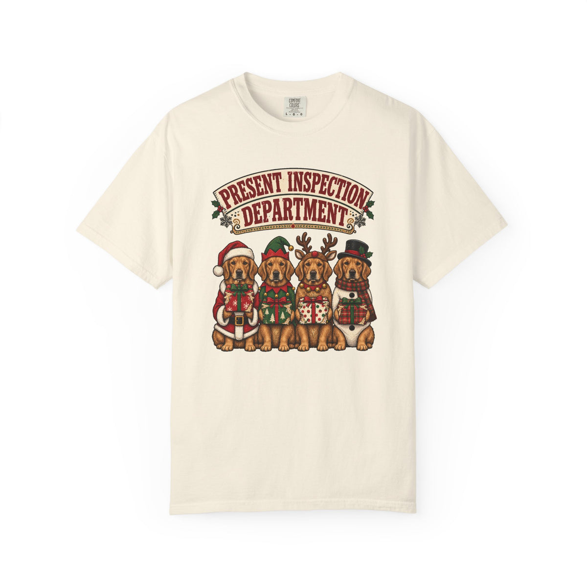 Present Inspection Department T-Shirt – Ivory