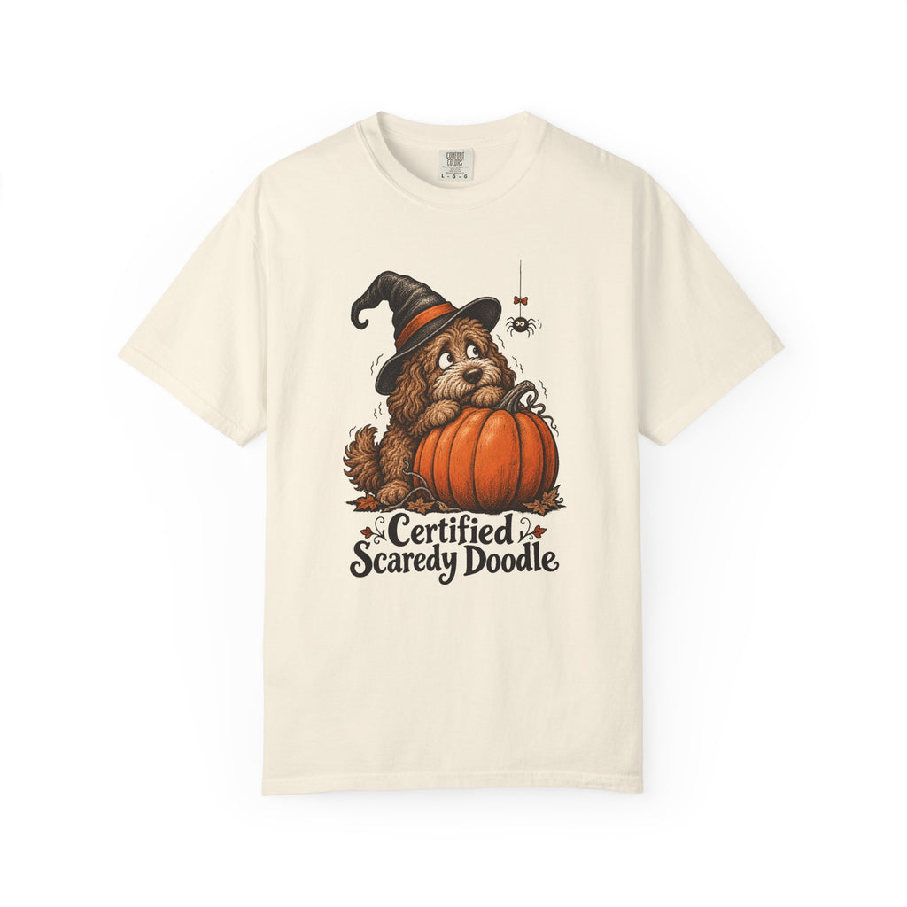 Certified Scaredy Doodle T-Shirt – Ivory