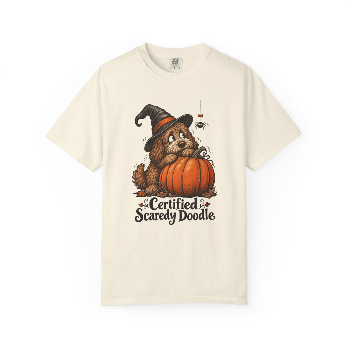 Certified Scaredy Doodle T-Shirt – Ivory