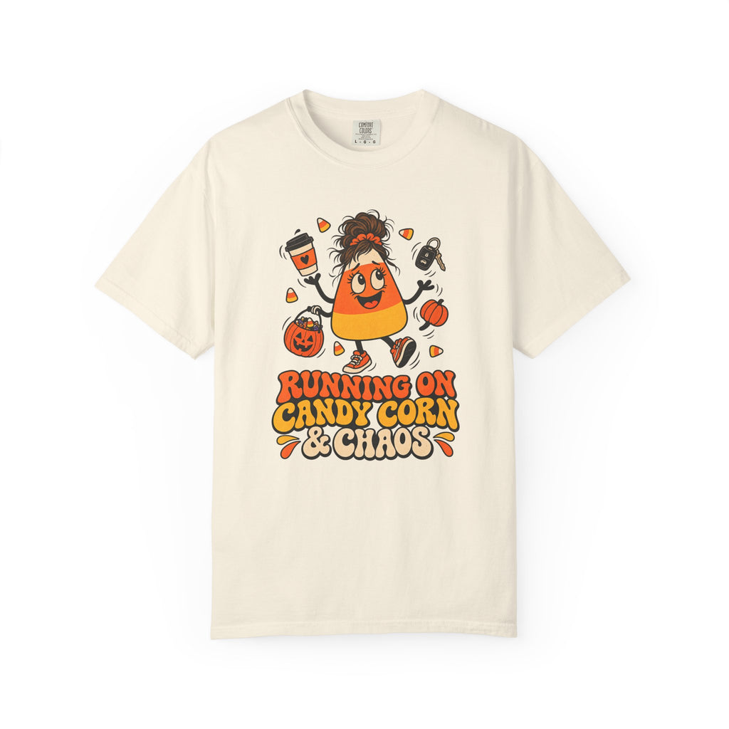 Running on Candy Corn and Chaos T-Shirt – Ivory