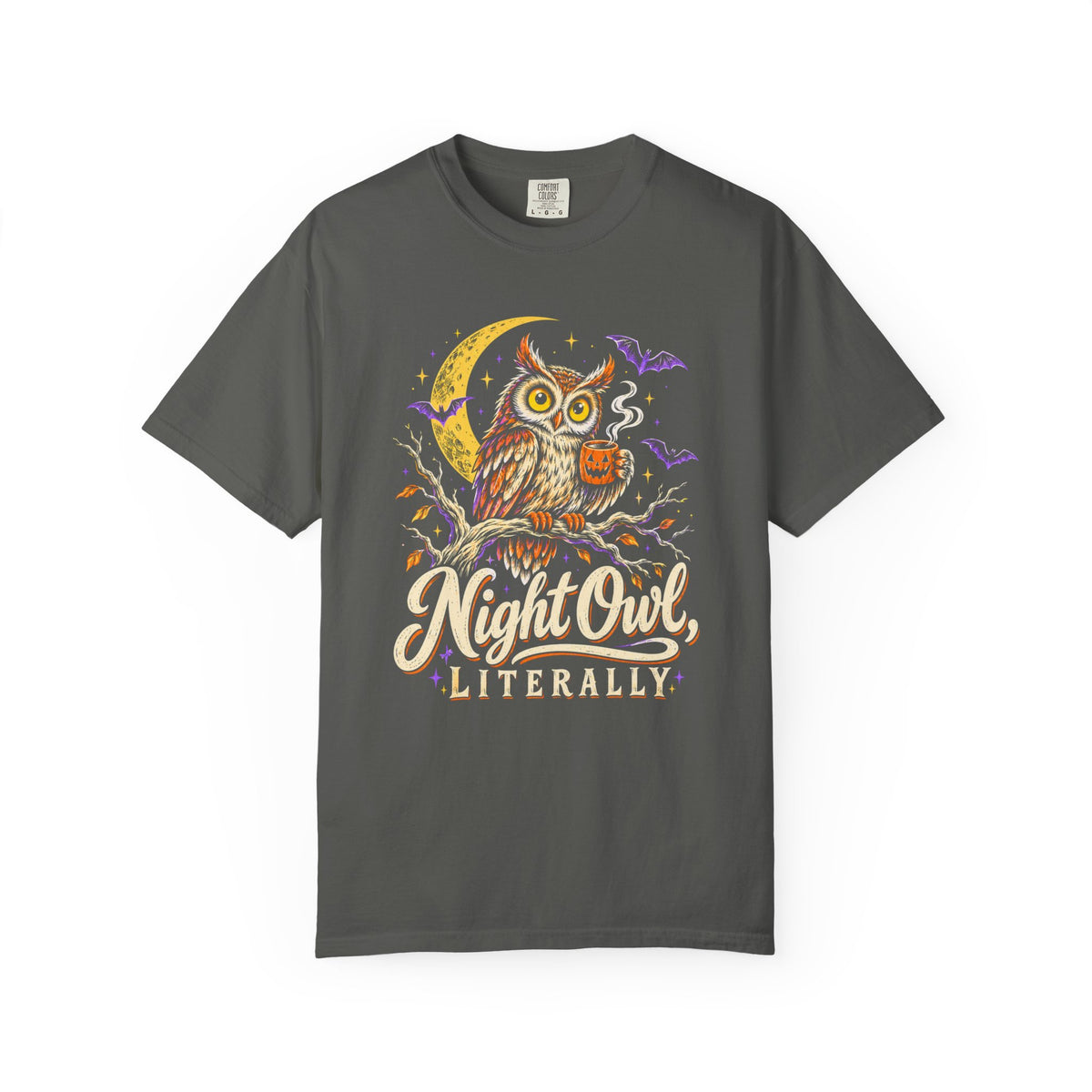 Night Owl, Literally T-Shirt – Pepper