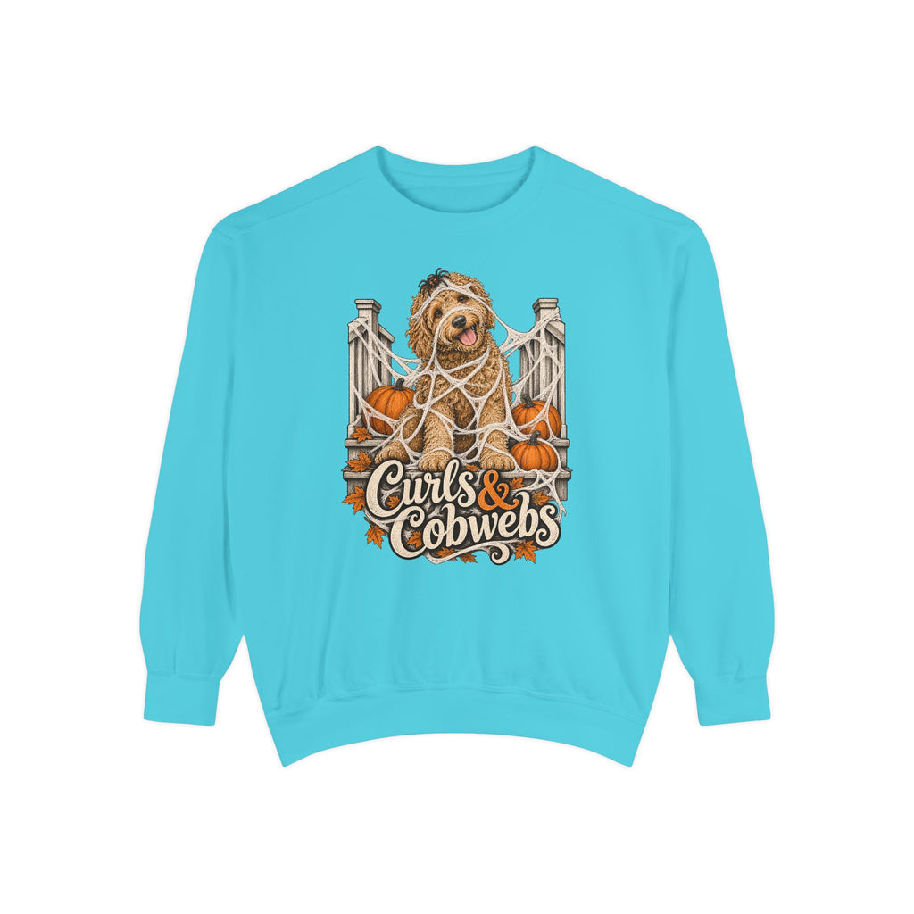 Curls & Cobwebs Sweatshirt – front view