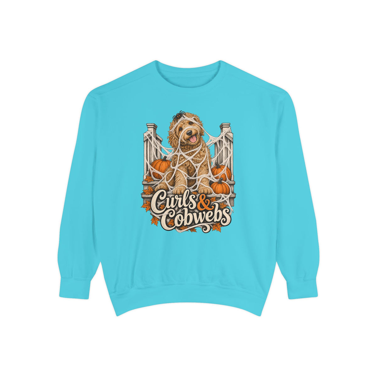 Curls & Cobwebs Sweatshirt – front view