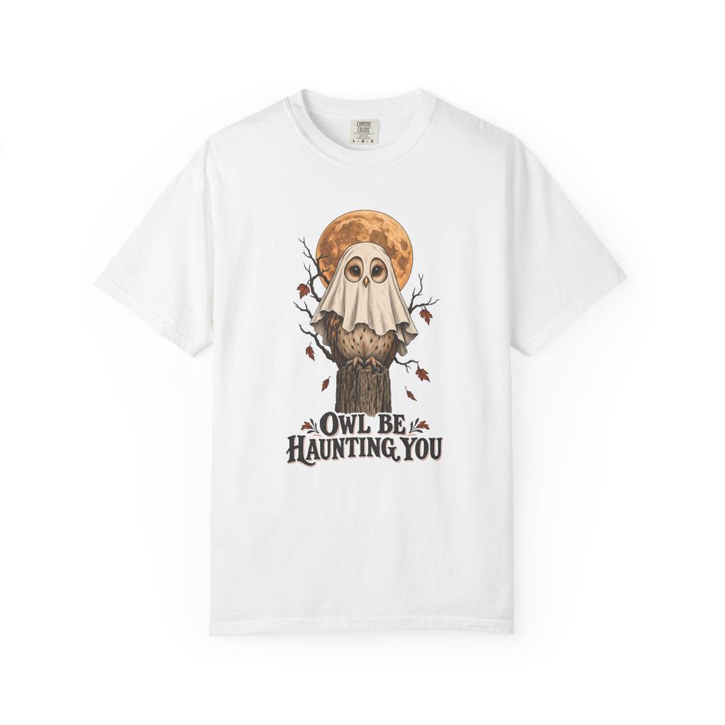 Owl Be Haunting You T-Shirt – White