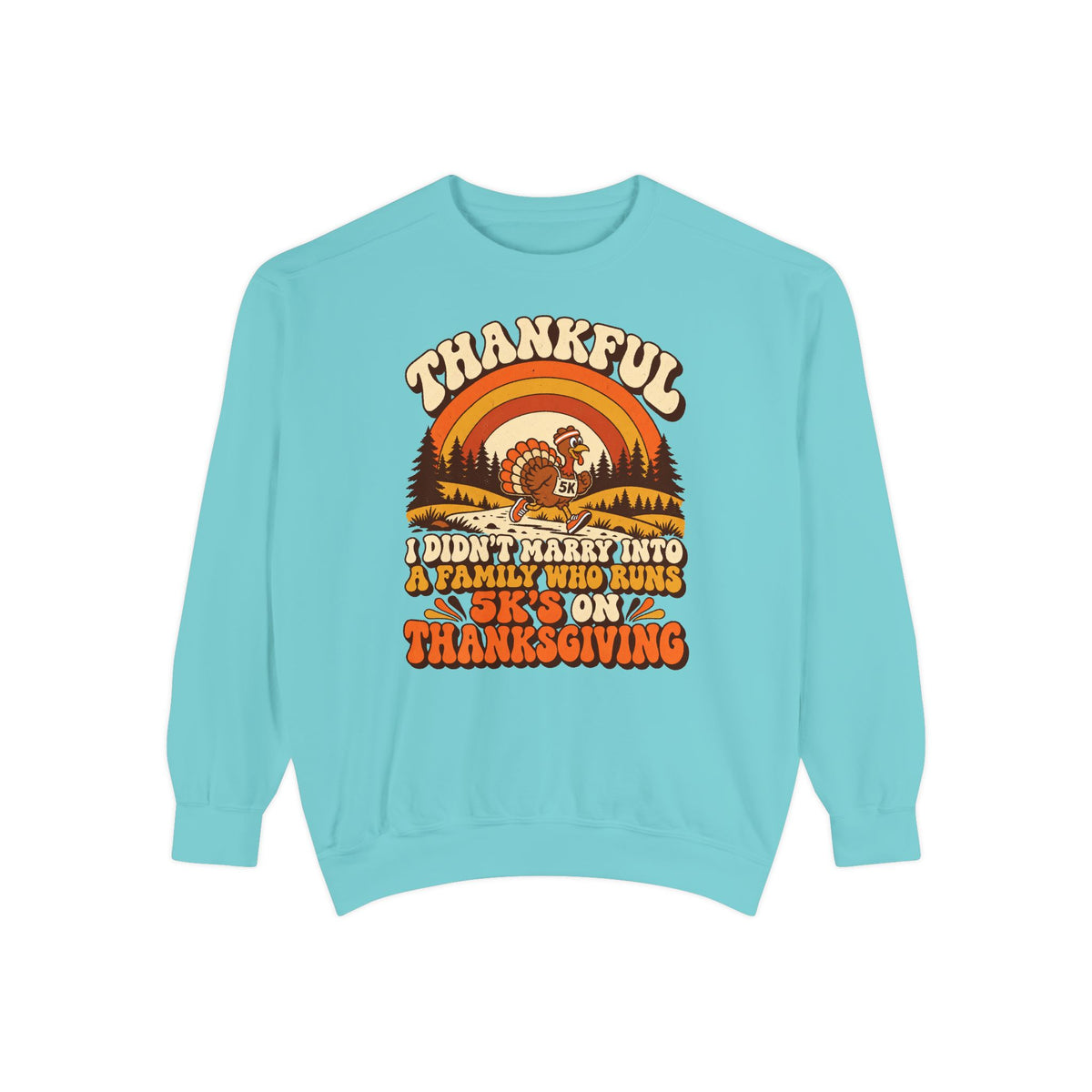 Not a 5K Family Retro Sunset Sweatshirt