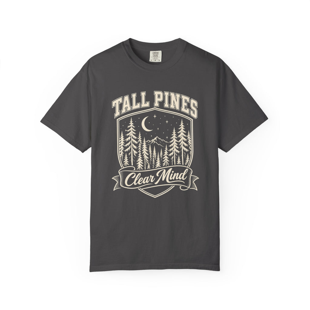 Tall Pines, Clear Mind T-Shirt – Graphite